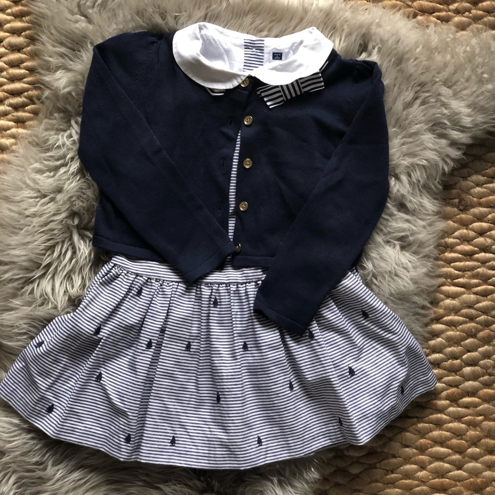 Janie & Jack Cardigan & Dress